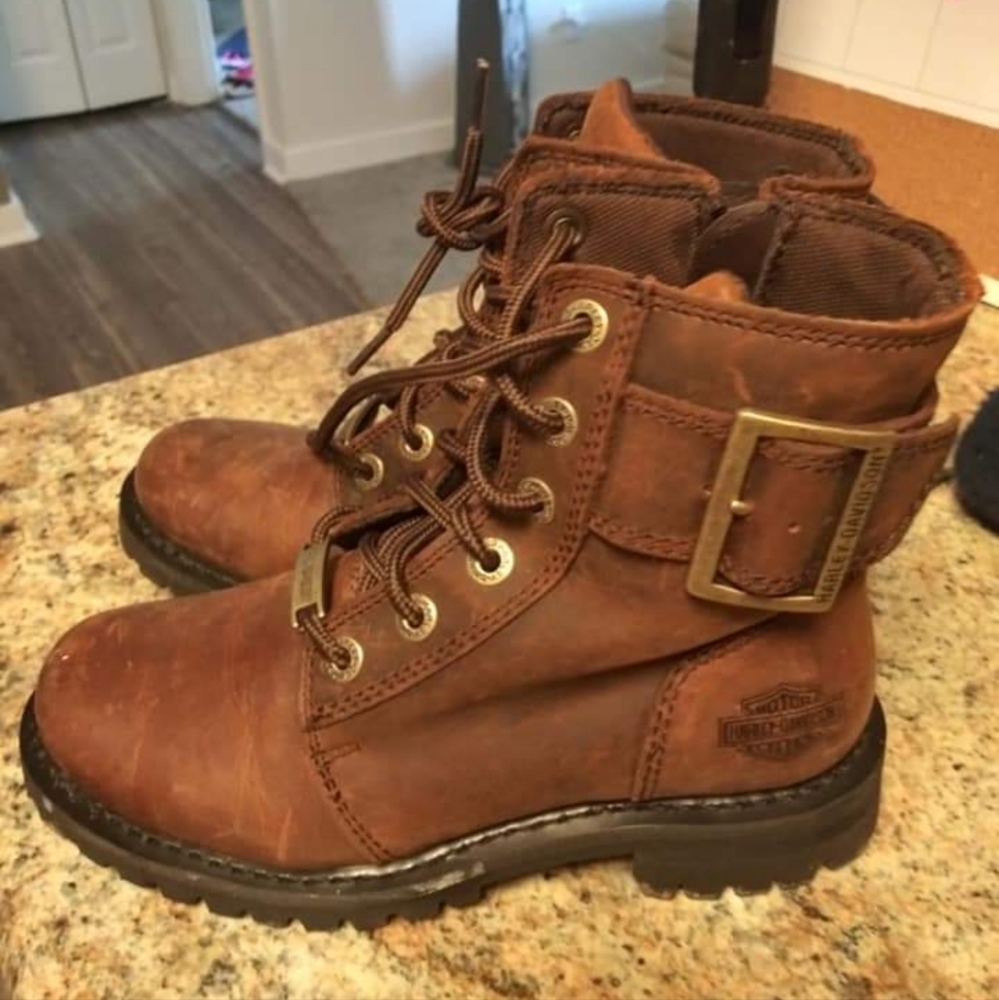 Womens Harley Davidson boots 5.5